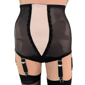 High Waisted Panty Girdle with Removable Suspenders