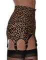 Leopard Print Girdle with 6 Suspender Straps