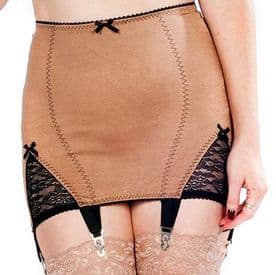 Retro Girdle with 6 Suspender Straps in 4 colours