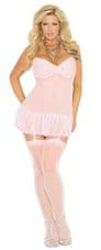 20 Denier Stockings with Plain Tops in Pink, Blue, Purple and Turquoise