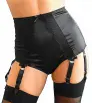 Satin panties in high waist vintage style in pink, white or black