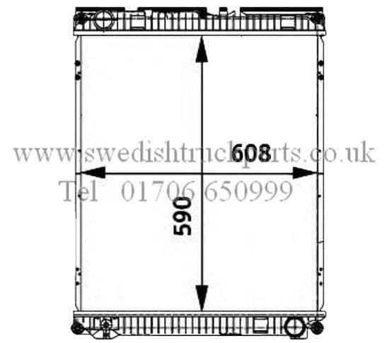 Man Radiator TGL 81061016492