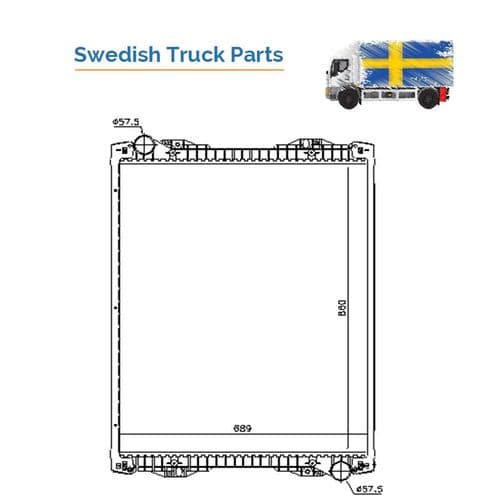 Scania Radiator P Series Coolant P230 P270 P280 P310 P320 P340 P360 ...