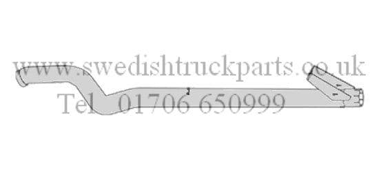 S3591 Exhaust Vertical Stack Pipe With Pre-Cleaner