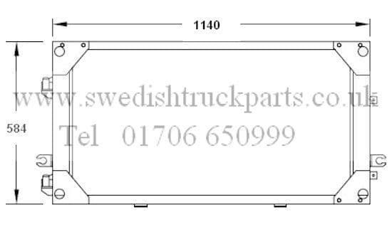 Volvo Radiator B10m Mk4 Mk5 Coolant 9516541 8112576