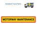 X101826 Motorway Maintenance Marker Board
