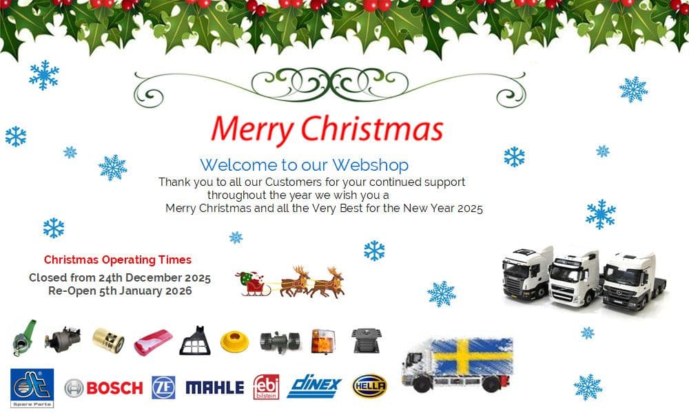 Swedish Truck Parts Christmas Opening Times 2025