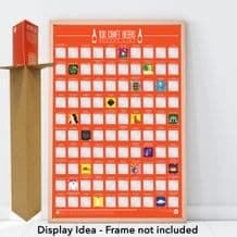 100 Craft Beers Bucket List - Scratch off Poster