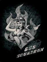 666 Squadron Metal Wall Sign (4 sizes)