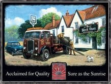 ALBION Truck Metal Wall Sign (3 sizes)