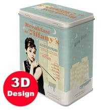 Audrey Hepburn - Embossed Storage Tin