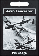 Avro Lancaster Pin Badge - Pewter