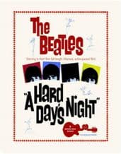 Beatles Hard Days Night Metal Wall Sign (3 sizes)