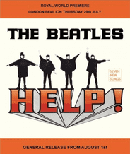 Beatles HELP Metal Wall Sign (4 sizes)