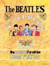 Beatles Sgt Pepper Metal Wall Sign (3 sizes)