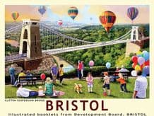 Bristol Railway Poster Metal Wall Sign (4 sizes)