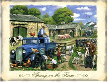 British Farmers Blue Pick up Metal Wall Sign (4 sizes)