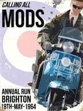 Calling all Mods Metal Wall Sign (4 sizes)