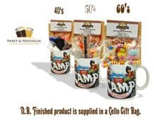 Camp Coffee Mug with/ without 1940's/ 50's or 60's Retro Sweets