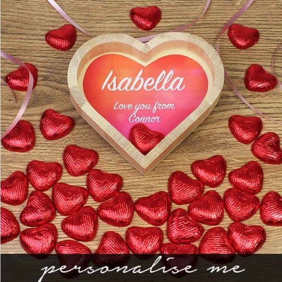 Chocolate Hearts Tray | Unique Gift Ideas | Valentine's Day Gift Idea