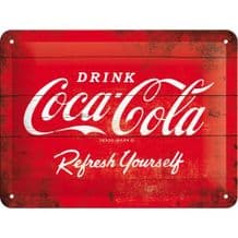 Coca Cola 3D Metal Wall Sign (Small)