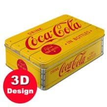 Coca Cola Logo - Embossed Storage Tin