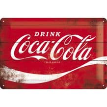 Coca Cola Red Sign 3D Metal Wall Sign