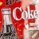 Coca Cola Route 66 3D  Metal Wall Sign | Coke Wall art | Vintage Advertising
