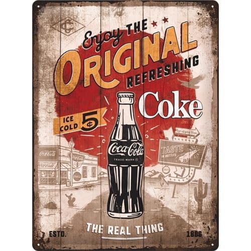 Coca Cola Route 66 3D Metal Wall Sign | Coke Wall art