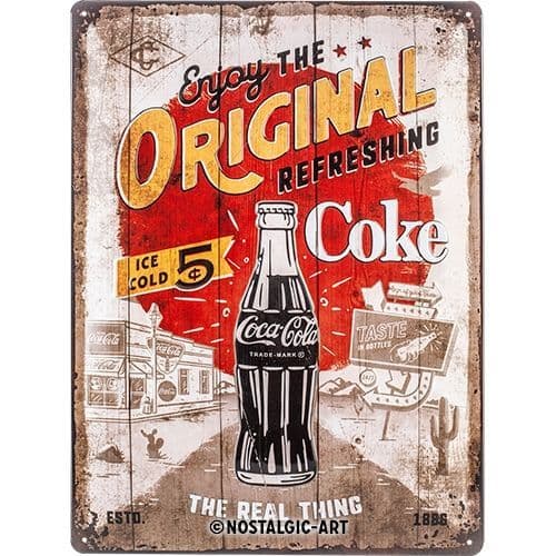 Coca Cola Route 66 3D  Metal Wall Sign | Coke Wall art | Vintage Advertising