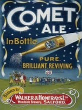 Comet Ale Metal Wall Sign (3 sizes)