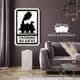 Crossing 'No Gates' Train Sign Metal Wall Sign | Railway wall art | Gifts for him
