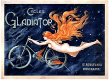 Cycles Gladiator Metal Wall Sign (4 sizes)