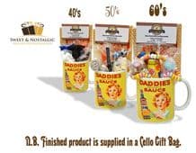 Daddies Sauce Mug with/ without 1940's/ 50's or 60's Retro Sweets