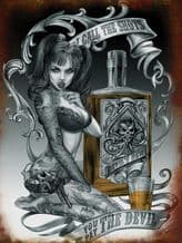 Devil's Den Metal Wall Sign (4 sizes)