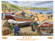 Filey Railway Poster Metal Wall Sign (4 sizes)