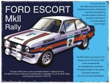 Ford Escort MkII Rally Metal Wall Sign (4 sizes)