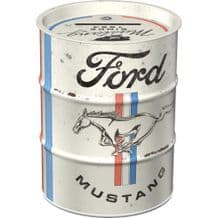 Ford Mustang Oil Barrel Money Box