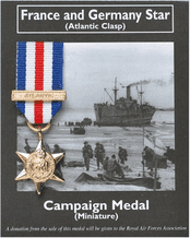 France and Germany Star (Mini War Medal)