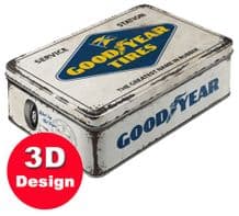 Goodyear Tires Service - Embossed Storage Tin
