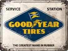 Goodyear Tires Service Station 3D Metal Wall Sign