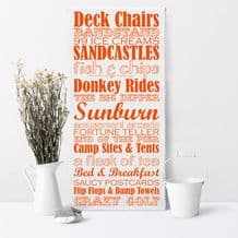 Great British Seaside Canvas