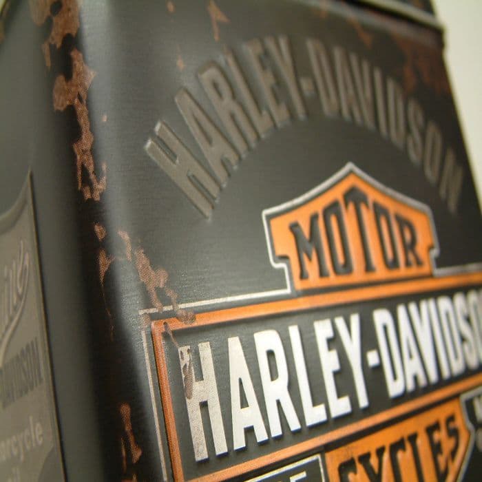 Harley Davidson Storage Tin Harley Gift ideas Novelty Gifts for Him