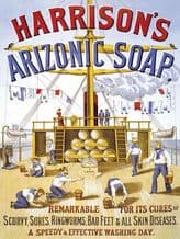 Harrisons Soap Metal Wall Sign (4 sizes)