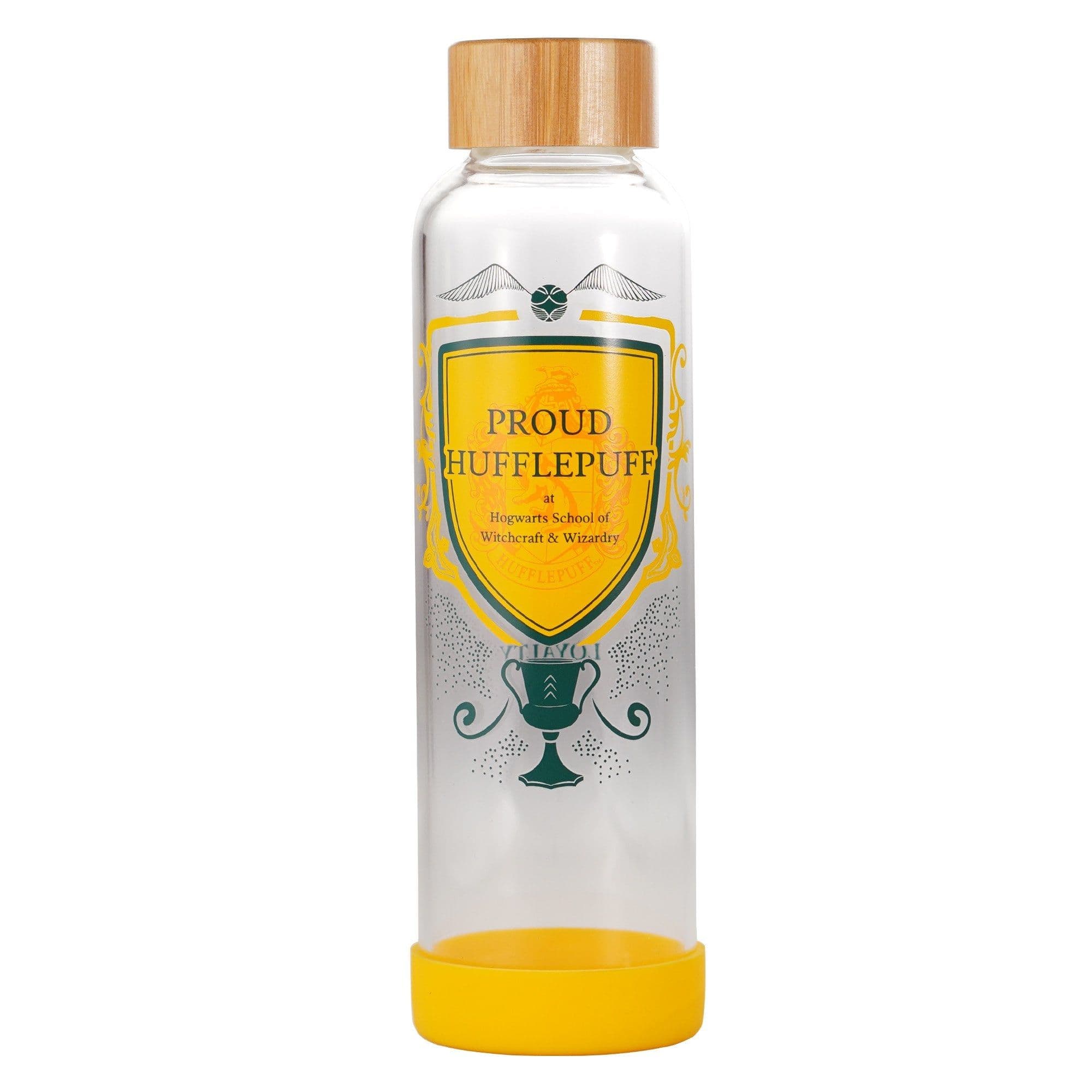 thumbnail image 2 of Official Harry Potter Hufflepuff Crest Large Plastic Sports Water Bottle – NEW 2 of 6