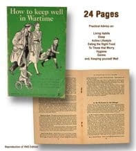 How to keep well in Wartime (24 Page Booklet)