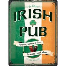 Irish Pub Sign 3D Metal Wall Sign