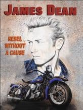 James Dean Movie Poster Metal Wall Sign (4 sizes)
