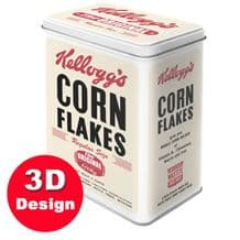 Kellogg's Cornflakes - Embossed Storage Tin (Medium)