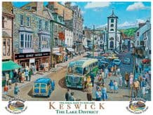 Keswick in the Lake District Metal Wall Sign (4 sizes)